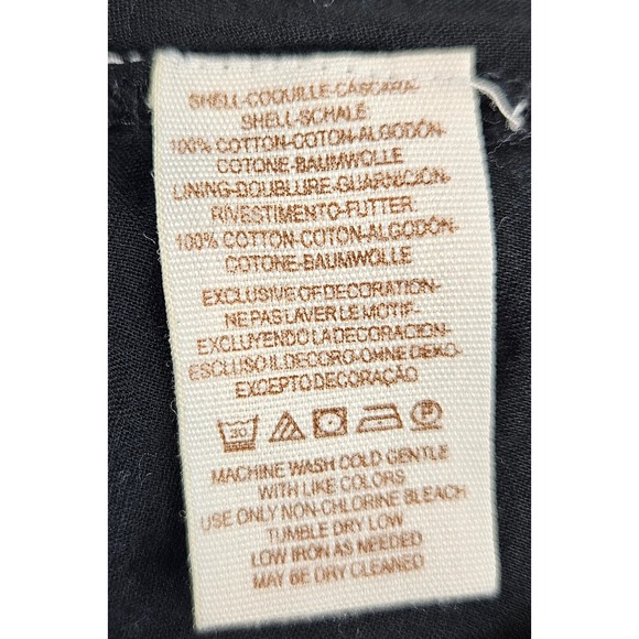 Free People Pavlo Black Embroidered Ruffle Tiered‎ Dress S Boho Cottagecore - Picture 7 of 7